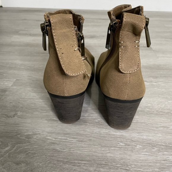 JC Brown Booties Double Zip 10 - Picture 3 of 9